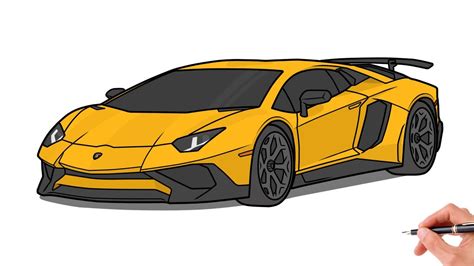 Descubrir 120+ imagen lamborghini drawing - Abzlocal.mx