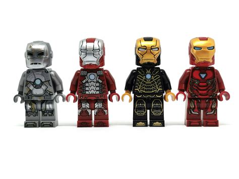 New Lego Super Heroes Iron Man Minifigure with stand, flames and helmet! Toys & Games Toys ...