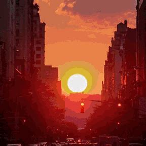 New York City Sunset GIF - Find & Share on GIPHY