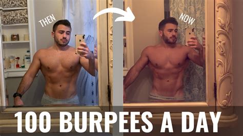 Burpees Challenge Before And After