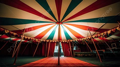 Vintage Circus Tent Interior