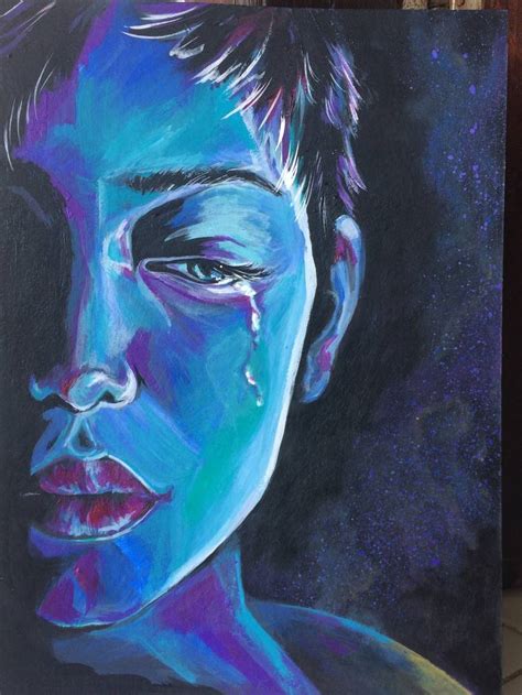 Tears Painting by Anastasia Averina | Saatchi Art