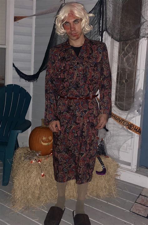 I dressed up as Norman/Mother for Halloween : r/BatesMotel