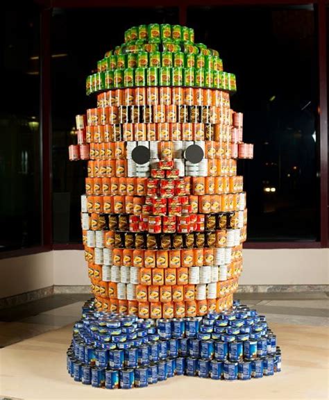 Canned Food Sculptures