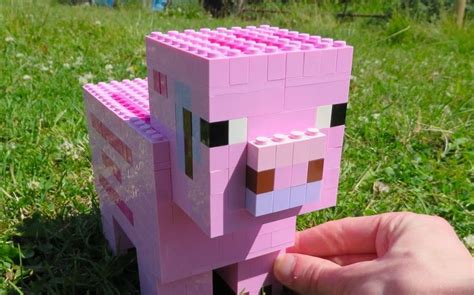 LEGO Pig - Minecraft | Lego minecraft, Lego, Minecraft pig