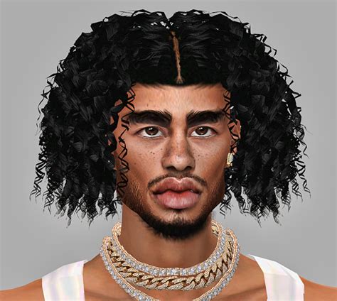 100 Likes and I’ll drop the link to this hair 🥰 | Sims hair, Sims 4 afro hair, Sims 4 afro hair male