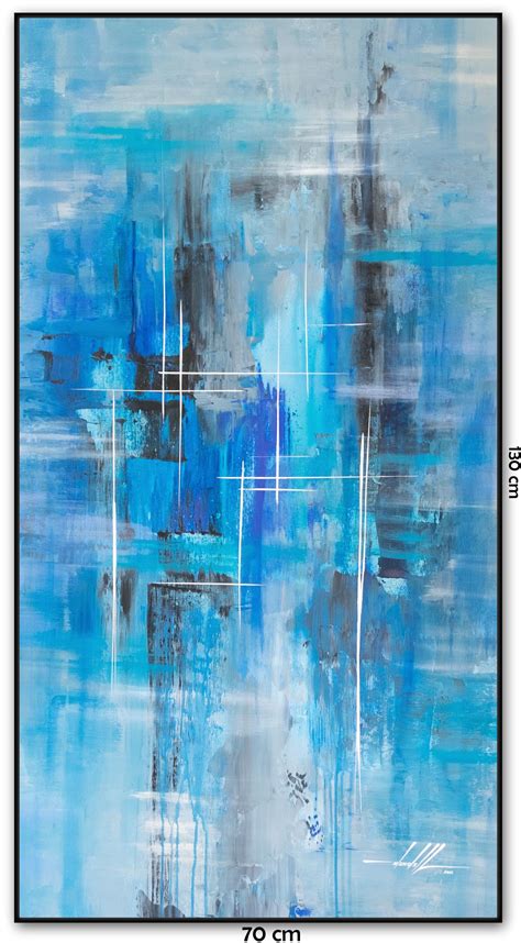 Large dark blue abstract paintingwhite abstract etsy – Artofit