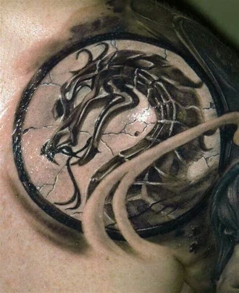 Mortal Kombat Dragon Tattoo Gamer Tattoos, Bff Tattoos, Dope Tattoos ...