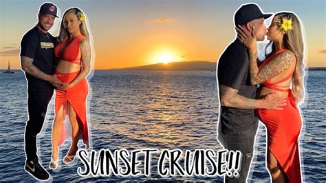 GOING ON THE BEST SUNSET CRUISE IN HAWAII !! - YouTube