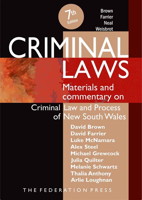 Criminal Laws, 7th Edition by David Brown, Paperback, 9781760021795 | Buy online at The Nile