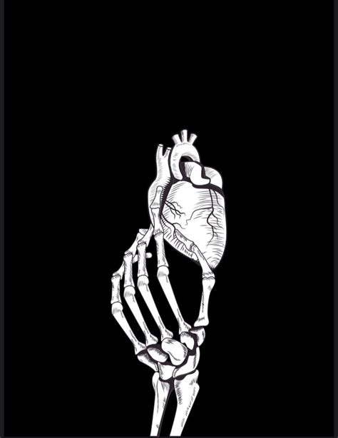 Skeleton Hand Holding Heart. Halloween Décor Halloween Wall - Etsy