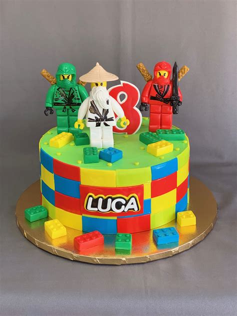 Ninja Lego Birthday Cake — Skazka Cakes