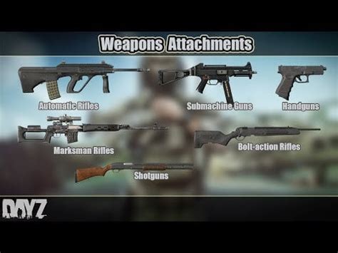 DayZ: Weapons Attachments (Guide) : r/dayz