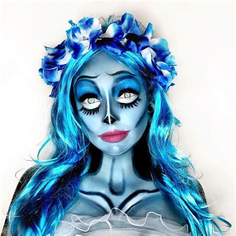 𝐼𝓇𝑒𝓃𝑒 𝓂𝑜𝓃𝓉𝑒𝓈 on Instagram: “EMILY CORPSE BRIDE MAKEUP🖤 ️Para la base azul de este maquillaje he ...