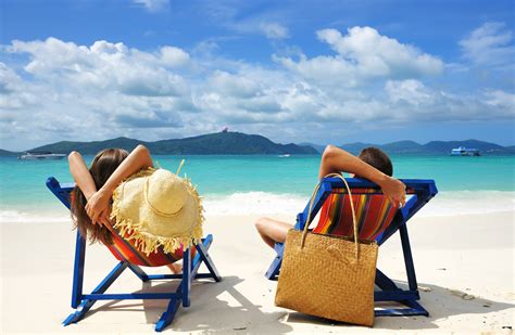 relaxation, Couple, Men, Women, Landscape, Nature, Beach, Sea, Relaxing, Tropical, Vacation ...