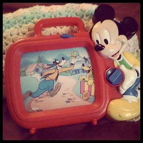 Vintage 80s Mickey Mouse TV/ Music Box