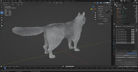 3D Fur Wolf Rigged and Animation in Blender model - TurboSquid 1988364