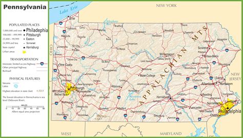 Printable Road Map Of Pennsylvania Free Printable Maps | Images and ...