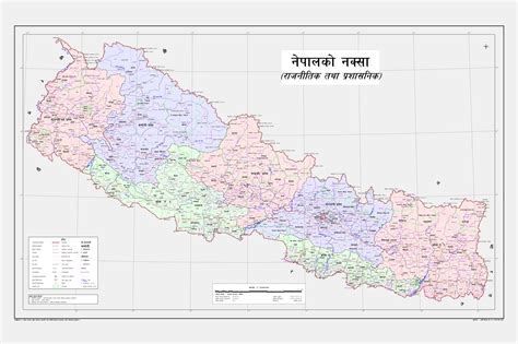 Original Map Of Nepal - Spesanut