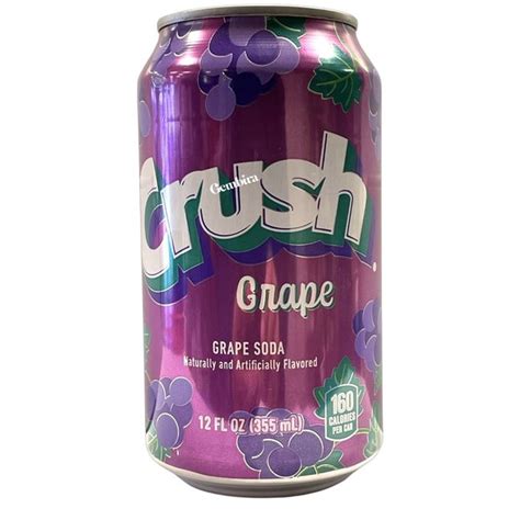 CRUSH GRAPE SODA 12 Fl Oz 355ML - A. Ally & Sons