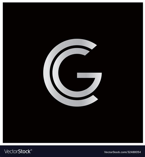 Cg logo Royalty Free Vector Image - VectorStock