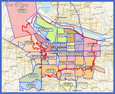 Portland Metro Zip Code Map | Draw A Topographic Map