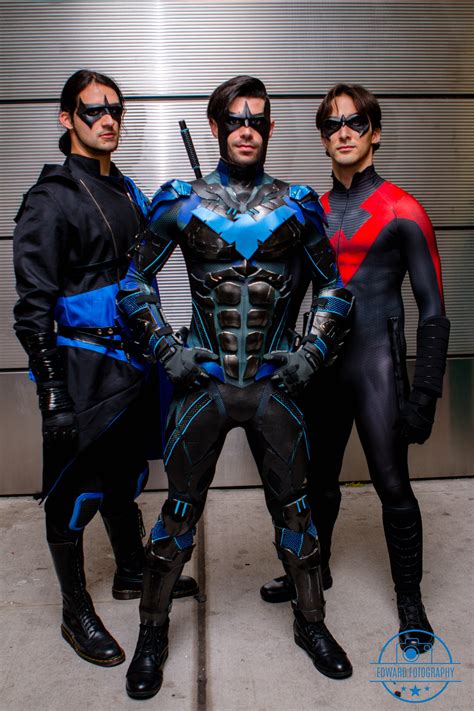 Titans Nightwing Cosplay Costume Dick Grayson Halloween Costume ...