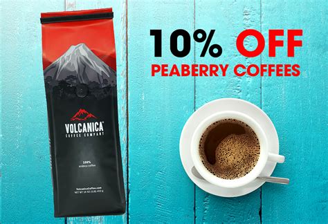 Peaberry Coffee Discount offering - athomecook.com