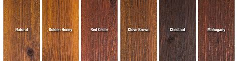 Stain Colors - One Time Wood