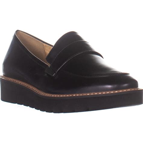 Womens naturalizer Adiline Slip On Loafers, Black Leather - Walmart.com