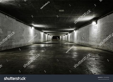 Empty Tunnel Night Stock Photo 155039006 | Shutterstock