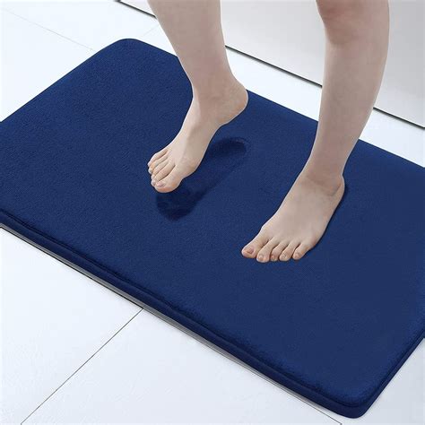 Memory Foam Bath Mat, Super Soft Absorbent Bathroom Rugs Non Slip Bath Rug Runner for Shower ...