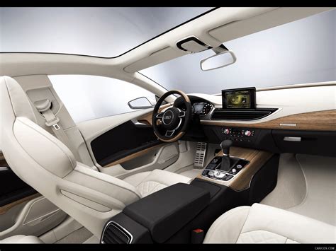 2009 Audi Sportback Concept - Interior Front Seats View Photo | Caricos