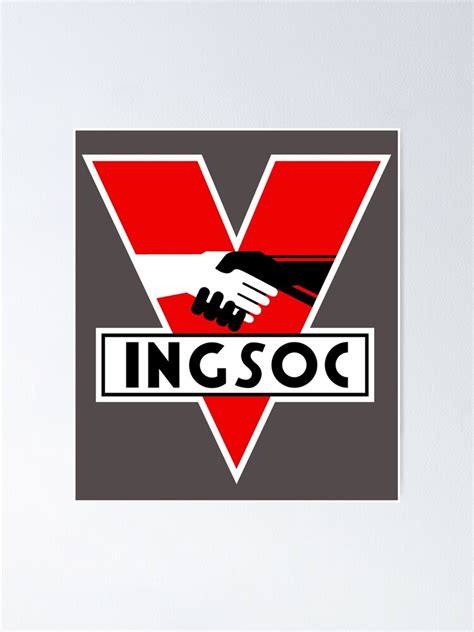 "1984 Ingsoc logo" Poster for Sale by ANAIDEIADESIGNS | Redbubble