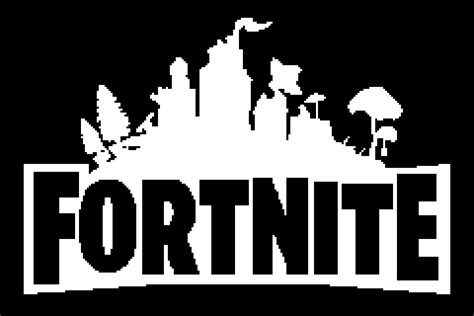 Pixilart - Fortnite Logo by WaterLettuceYT