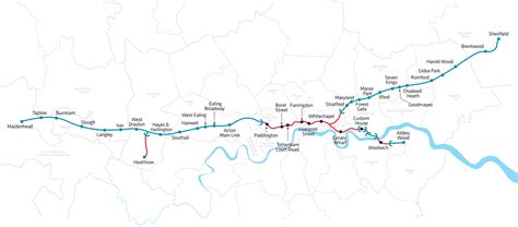 Crossrail Tunnelling Update – Mapping London