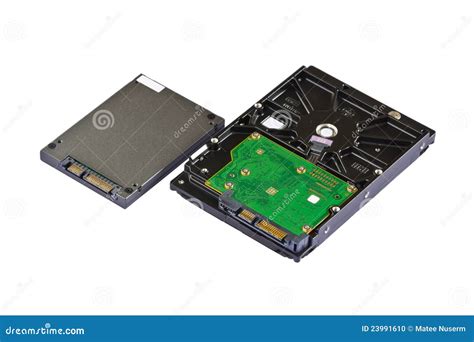 Solid State Drive (SSD) And Hard Disk Drive (HDD) Stock Photo - Image ...