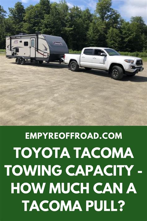 Toyota Tacoma Trailer Towing Capacity