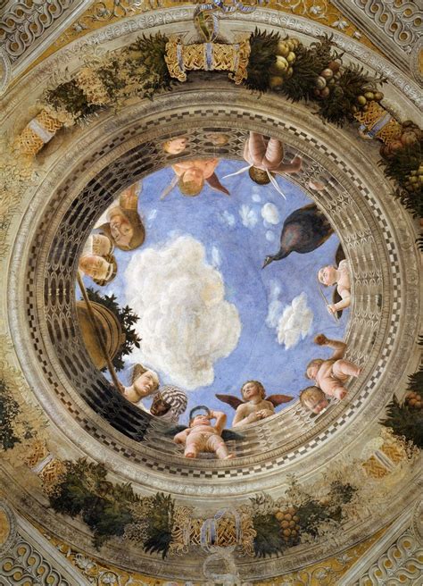 Ceiling Of The Camera Picta Wallpaper Mural By Andrea Mantegna - Murals Your Way