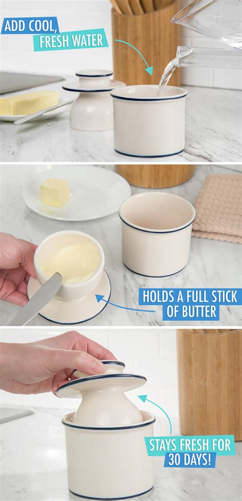 Butter Bell Butter Crock: Butter keeper ensures soft butter