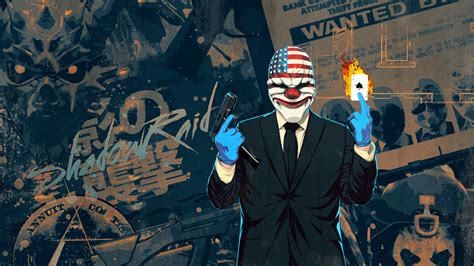 Payday 2 Masks Wallpaper