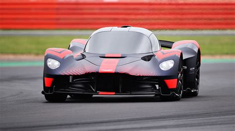 Aston Martin Valkyrie runs at Silverstone ahead of the British Grand Prix