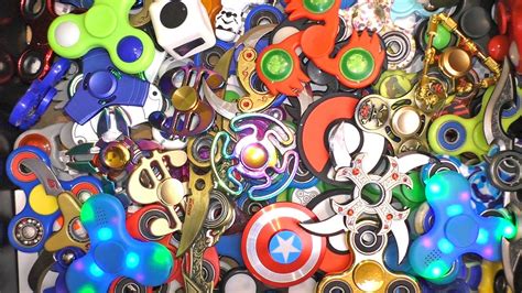 120+ HUGE Fidget Spinner Collection!! - YouTube