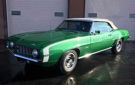 Rallye Green 1969 Chevrolet Camaro Convertible Is All About Factory Specs - autoevolution