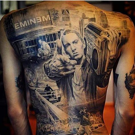 Eminem Tattoos Back