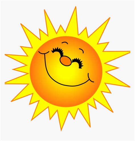 Clipart Sun Fancy - Ray Of Sunshine Cartoon, HD Png Download ...