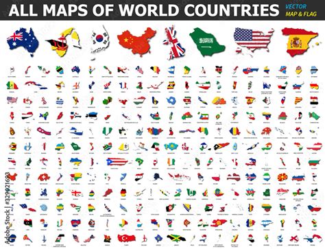 World Flags Map