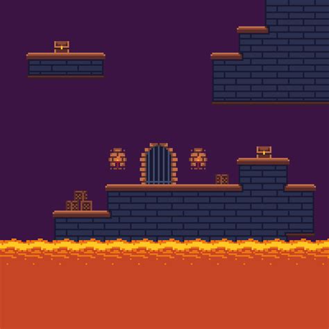 Dungeon Level Pixel Art by Maytch | Pixel art design, Pixel art, Pixel art games