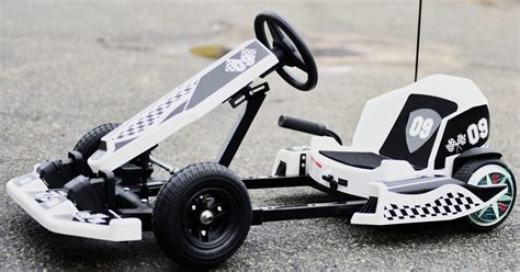 36V 250W KIDS RIDE ON ELECTRIC GO KART CAR 250 ADJUSTABLE FRAME WHITE - Oitek