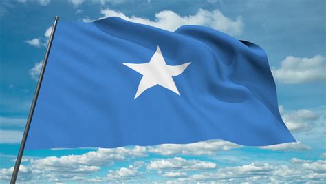 Somalia Flag Waving. Sky Background. Seamless Loop. Stock Footage Video 986776 - Shutterstock